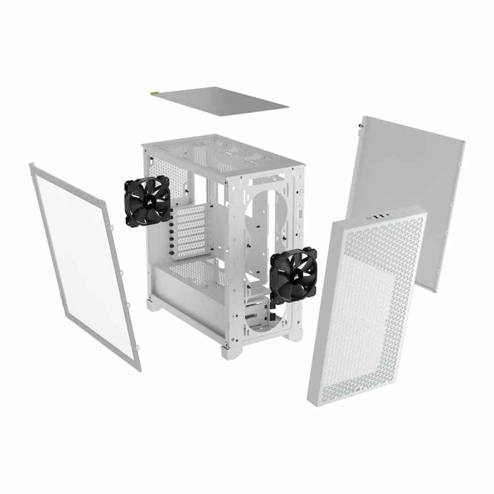 (image for) Corsair 3000D Airflow White Tempered Glass Mid-Tower ATX Case